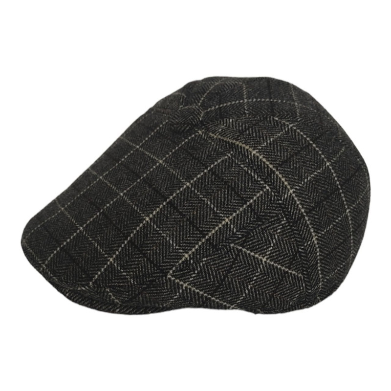 کلاه مردانه مدل زمستانی فلت کپ گوش دار Flat -chg