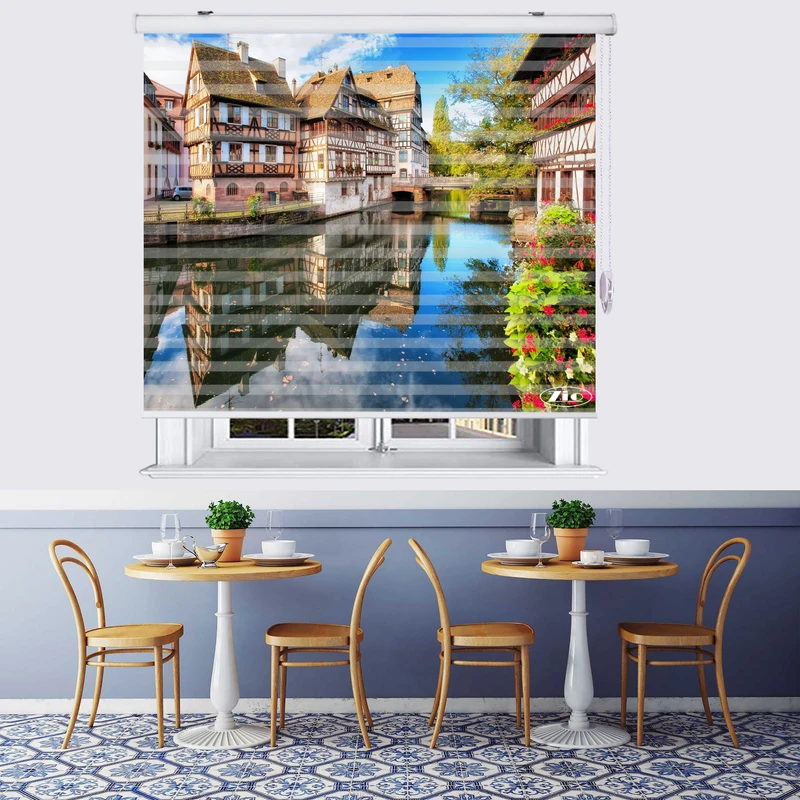  پرده زبرا زیو مدل L5030 سایز 100x280 سانتی متر