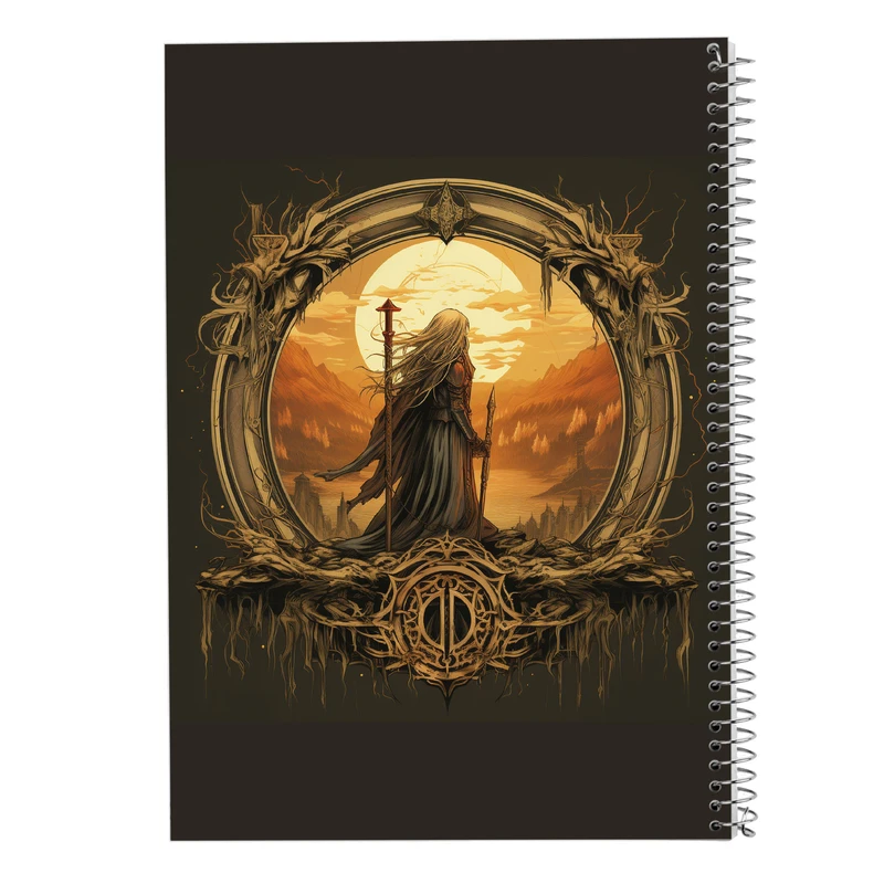 دفتر مشق 50 برگ مدوپد مدل ارباب حلقه ها The Lord of the Rings کد DF3092