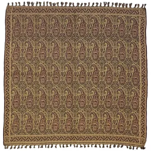 رومیزی ترمه مدل مربع کد TZAR15