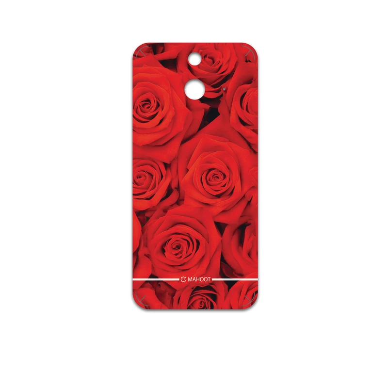 برچسب پوششی ماهوت مدل Red-Flower مناسب برای گوشی موبایل اچ تی سی One E8