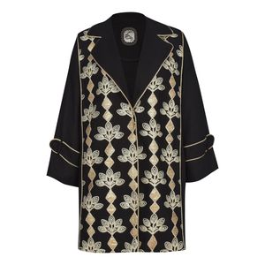 مانتو زنانه مدل M02 رنگ مشکی