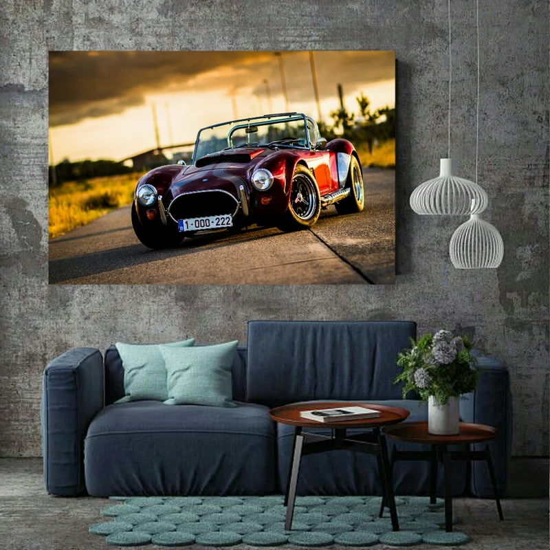 پوستر دیواری طرح ماشین کلاسیک کد TFP457