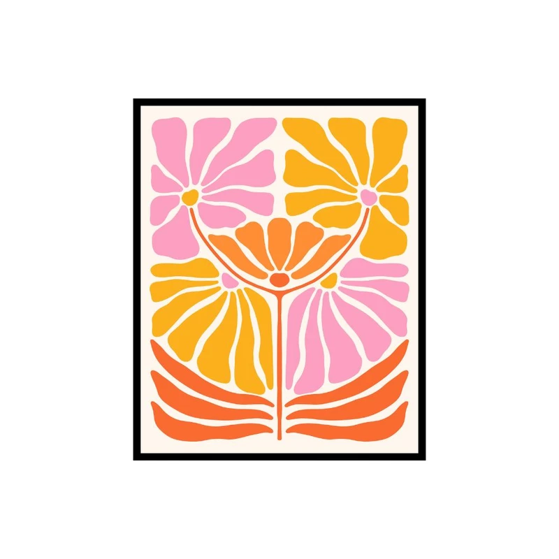 پوستر مدل گل