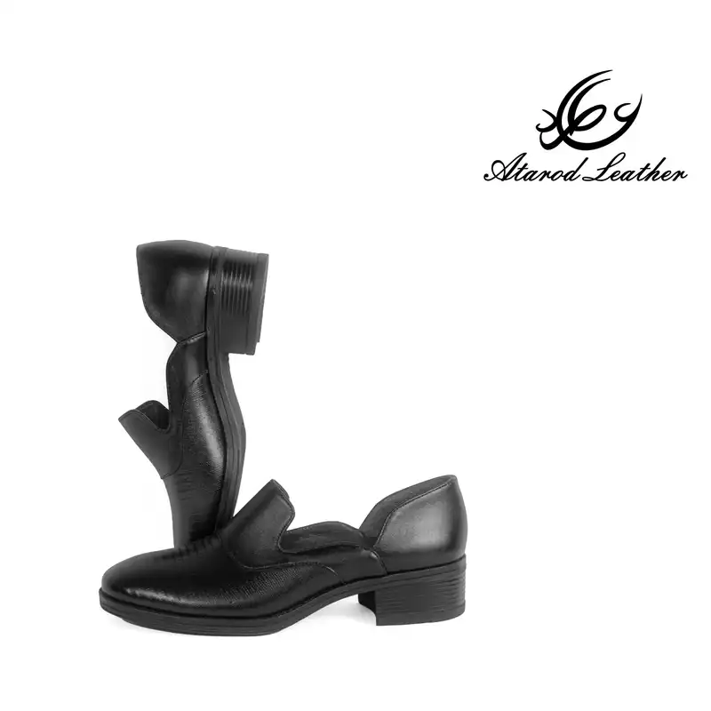 کفش زنانه چرم عطارد مدل چرم طبیعی کد SH184
