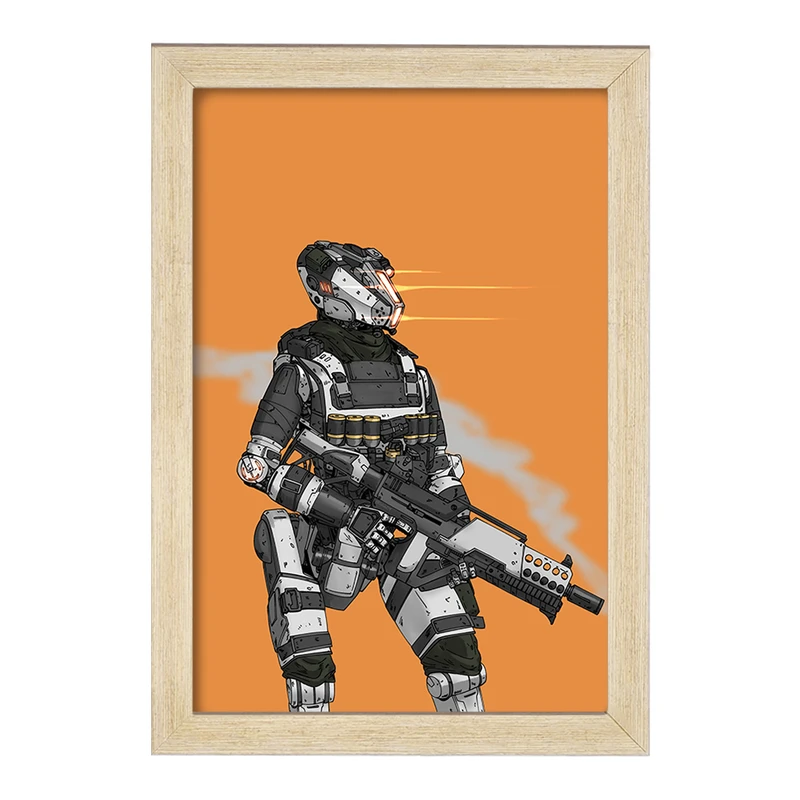 تابلو خندالو مدل بازی تایتان فال (Titanfall) کد 32583