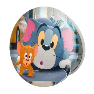 آینه جیبی خندالو طرح تام و جری Tom And Jerry مدل تاشو کد 10727 