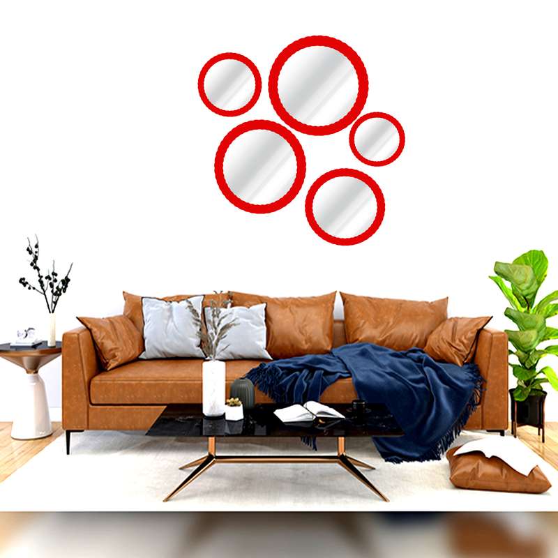 آینه مدل دایره کد aghm540 مجموعه 5 عددی