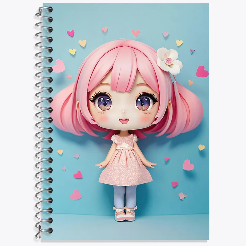 دفتر لغت 50 برگ خندالو طرح دخترانه (Girlish) کد 36882