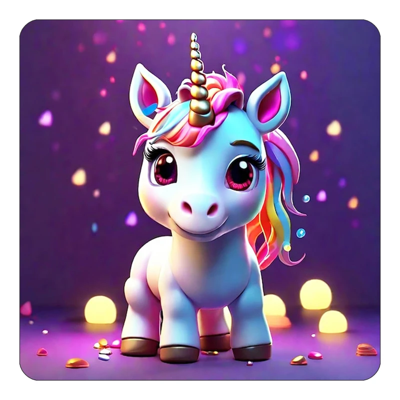 مگنت کاکتی طرح اسب تک شاخ و یونیکورن مدل mp30931