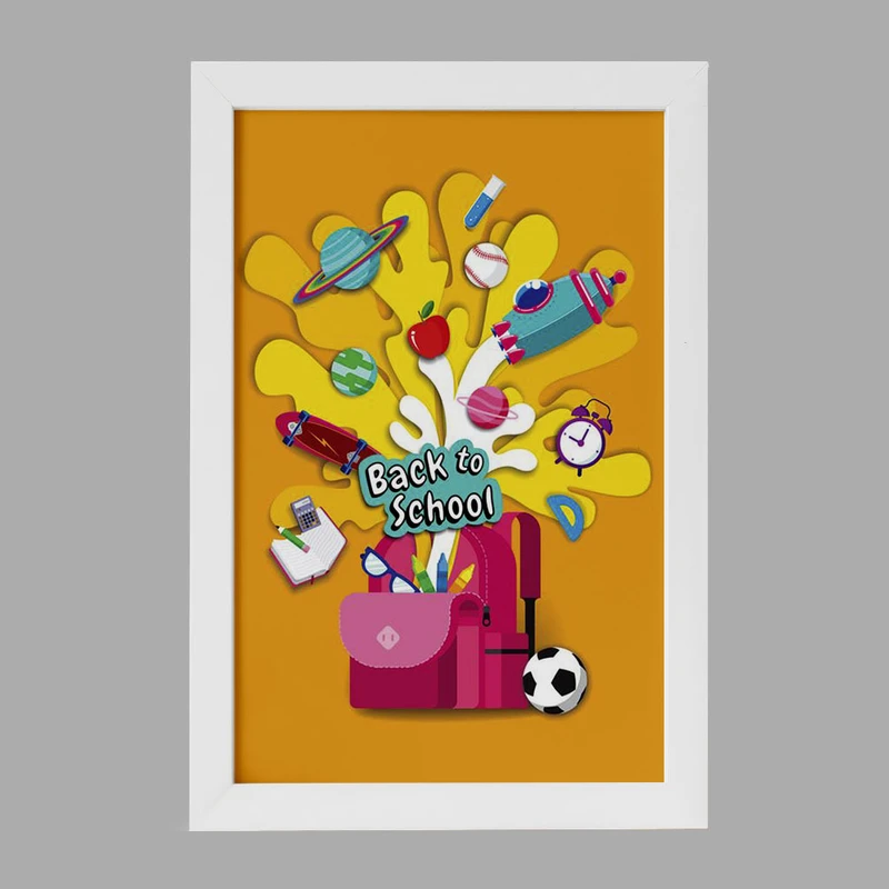 تابلو خندالو مدل بازگشت به مدرسه کد 30055