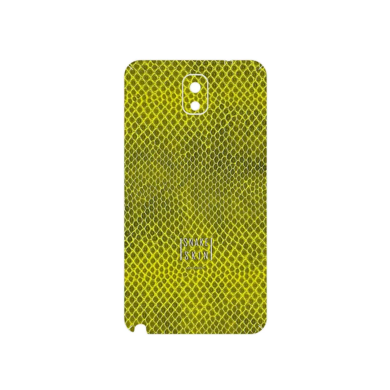 برچسب پوششی ماهوت مدل Yellow Snake Skin مناسب برای گوشی موبایل سامسونگ Galaxy Note 3