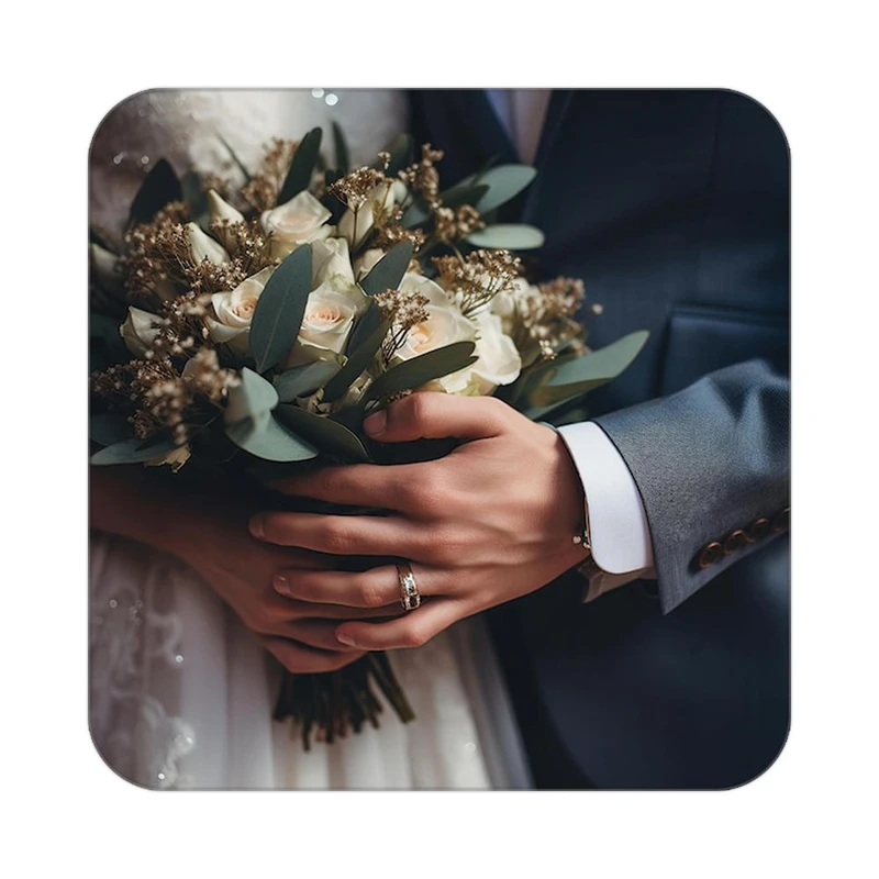 زیر لیوانی کاکتی طرح گل مدل mp19654