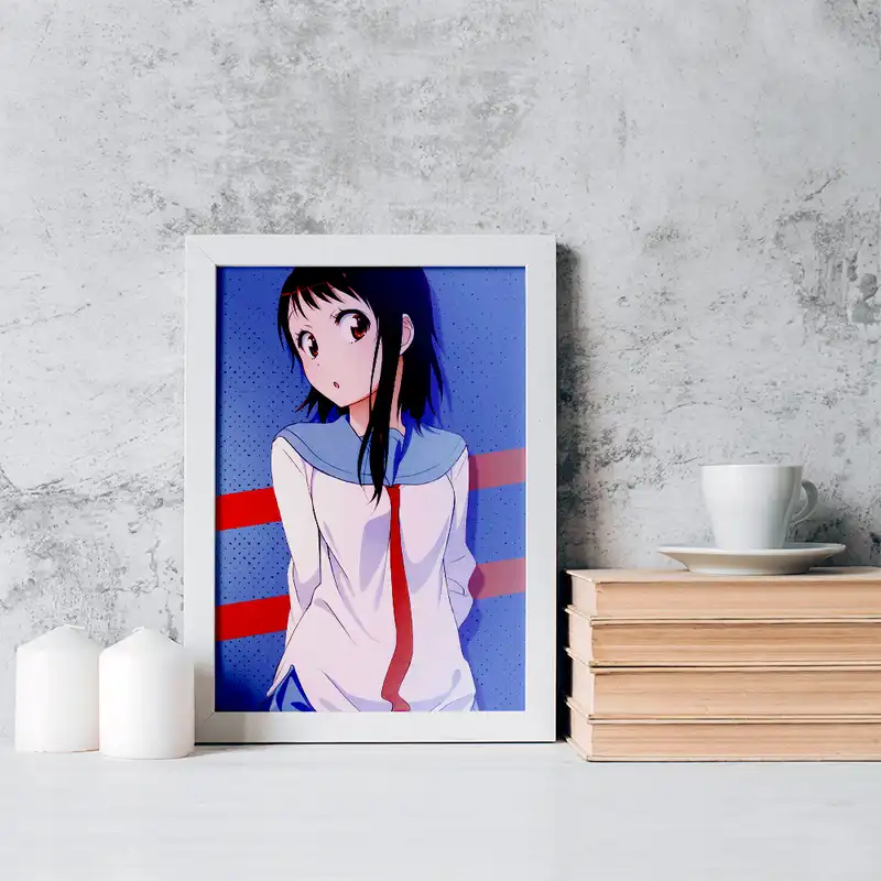 تابلو خندالو مدل اونودرا انیمه عشق دروغین کد 17165