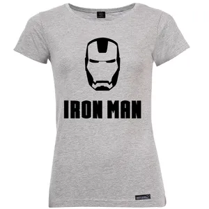 تی شرت آستین کوتاه زنانه 27 مدل Iron Man کد MH963