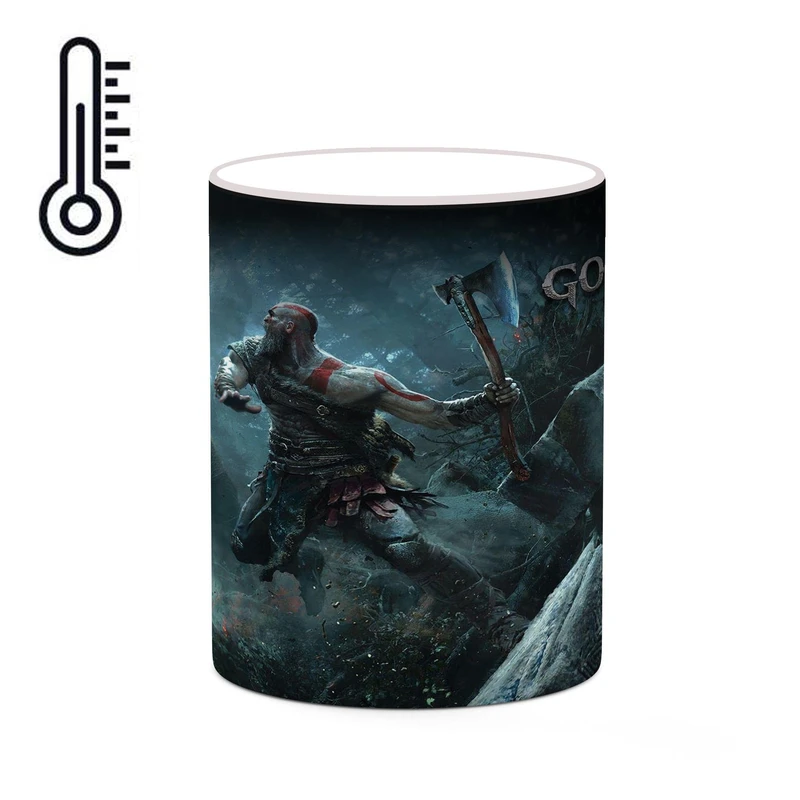 ماگ حرارتی کاکتی طرح گاد آف وار God Of War مدل mgh40734
