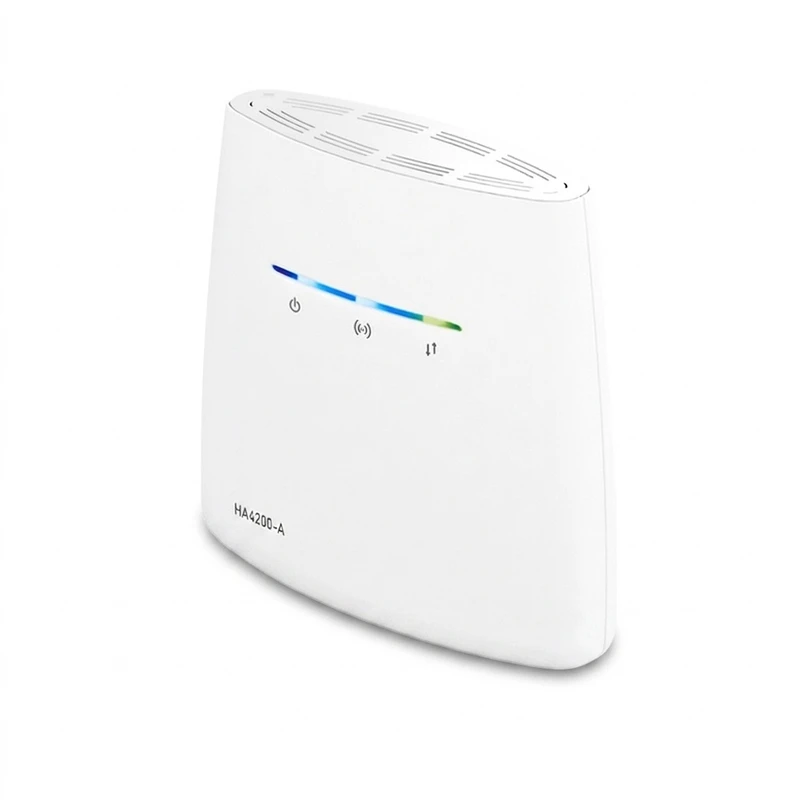 مودم رومیزی 4g همراه اول مدل ha4200 پشتیبانی lte و wi-fi، اتصال هم زمان 32 کاربر، پورت lan و wan، قابلیت مدیریت از طریق پنل وب، همراه کارت هدیه فعال سازی سیم کارت اعتباری و 70 گیگابایت اینترنت هدیه یک ساله