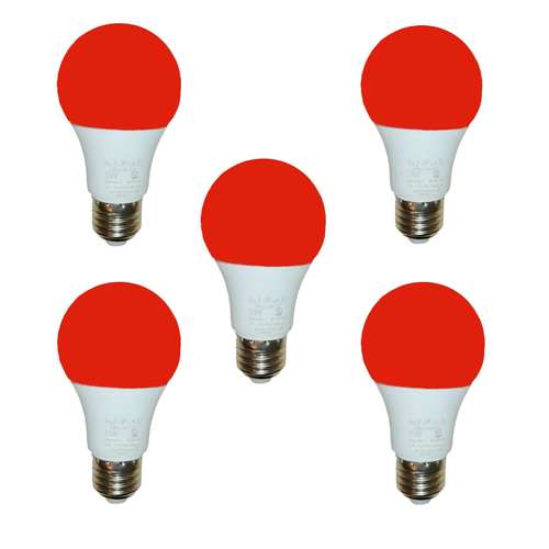 لامپ 5 وات پارس افق اروند مدل رنگی پایه E27 بسته پنج عددی