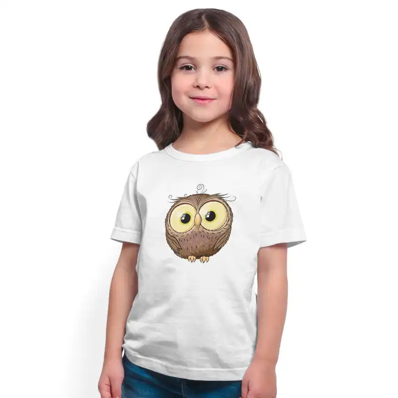 استیکر پارچه و لباس مدل برچسب DTF طرح جغدی