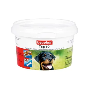 قرص مولتی ویتامین سگ بیفار مدل Top 10 تعداد 10 عددی