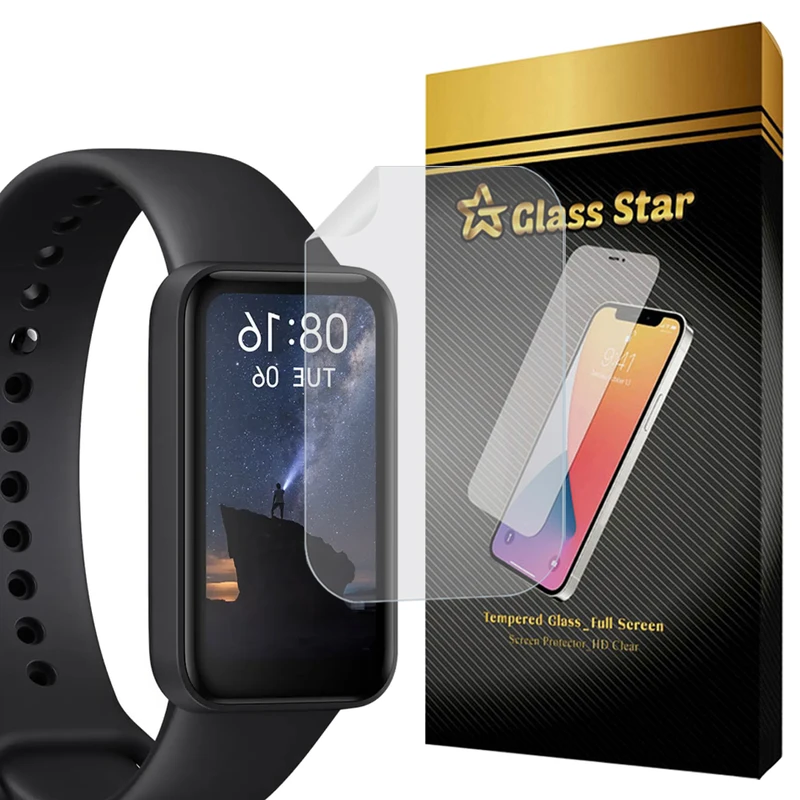 محافظ صفحه نمایش گلس استار مدل NNOG20 مناسب برای ساعت هوشمند شیائومی Smart Band Pro