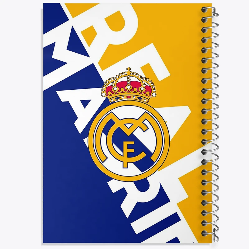 دفتر شطرنجی 50 برگ خندالو طرح رئال مادرید (Real Madrid) کد F6891