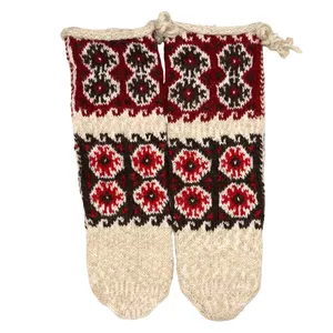 پاپوش دست دوز مردانه مدل پشمی کد 10