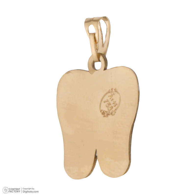 آویز گردنبند طلا 18 عیار دخترانه طلای مستجابی مدل 55102