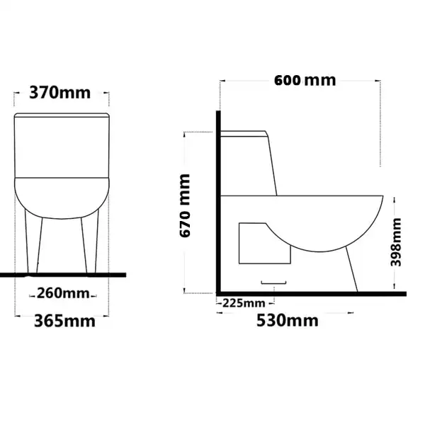 توالت فرنگی دو زمانه اونیکس مدل ویترا