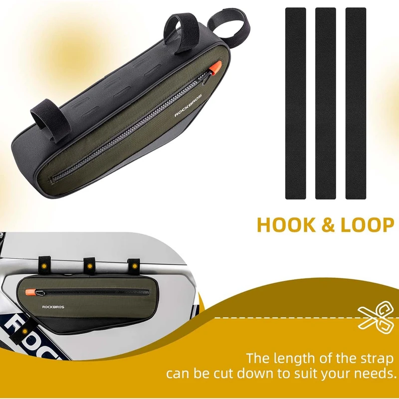 عکس شماره 9 : کیف تنه دوچرخه راک براس مدل multi point کد 2031