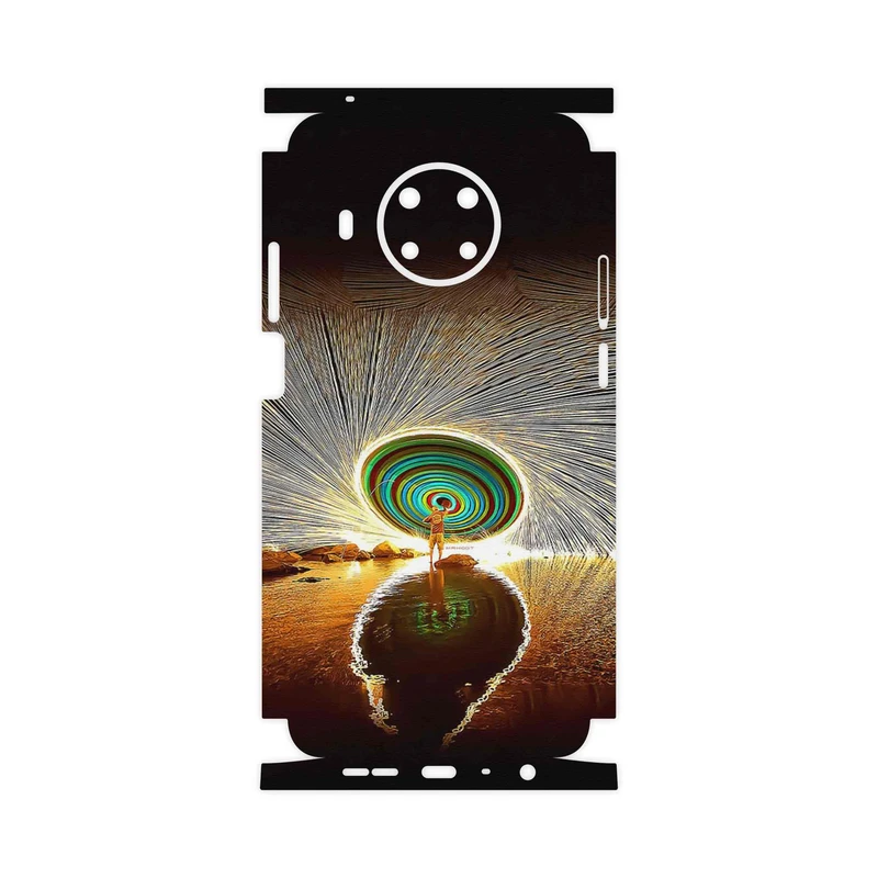 برچسب پوششی ماهوت مدل Night Light Fountain-FullSkin مناسب برای گوشی موبایل نوکیا X20