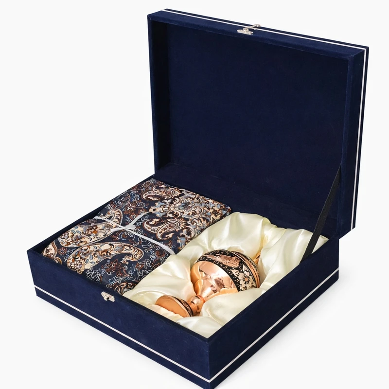 ست هدیه ترمه کد silver 24 
