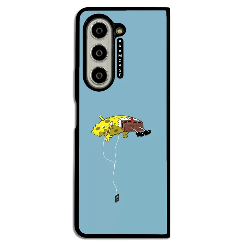 کاور آکام مدل AMC-WSGZFOLD5-SPONGE BOB1 مناسب برای گوشی موبایل سامسونگ Galaxy Z Fold 5
