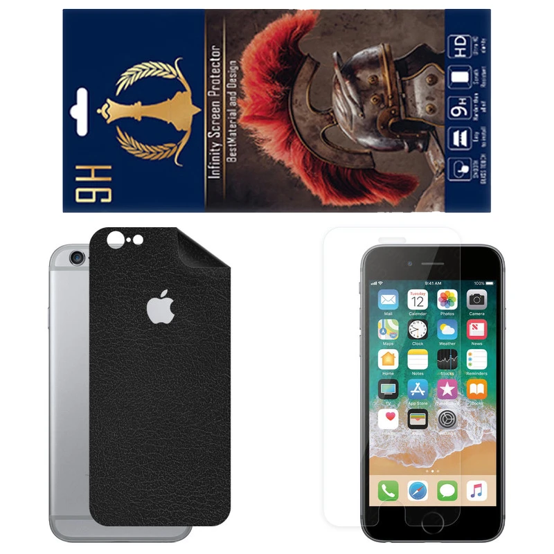 برچسب پوششی اینفینیتی مدل CH مناسب برای گوشی موبایل اپل iPhone 6 به همراه محافظ صفحه نمایش