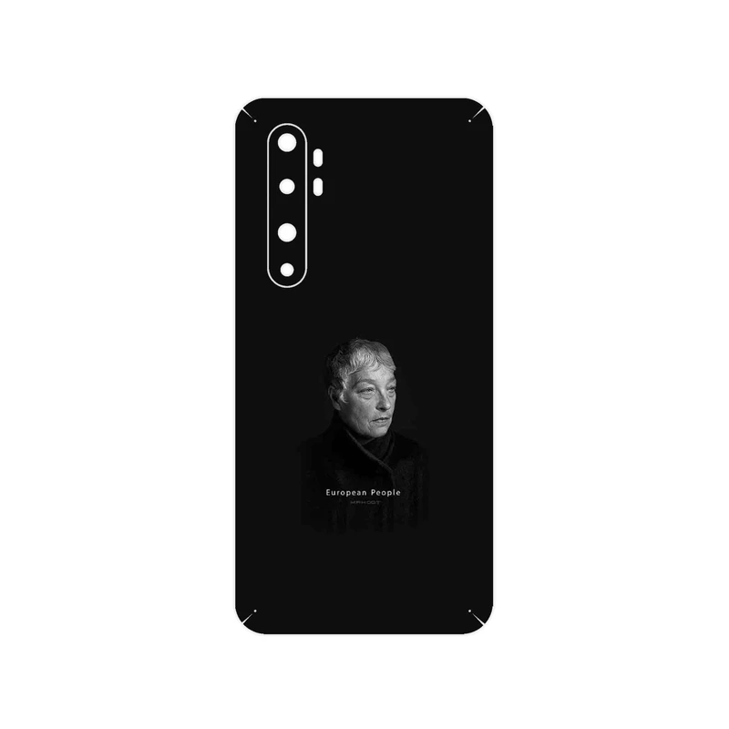 برچسب پوششی ماهوت مدل Portrait of a European Woman مناسب برای گوشی موبایل شیائومی Mi Note 10 Lite