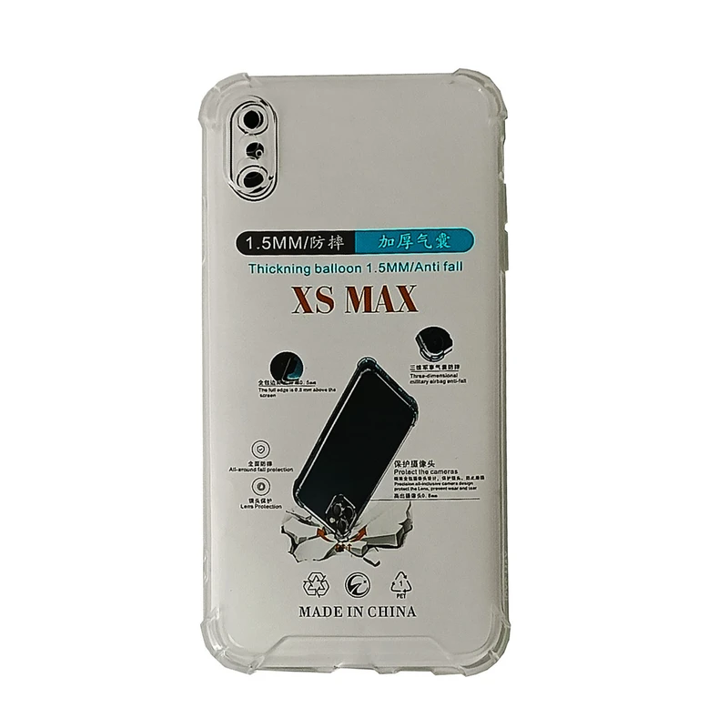 کاور طرح ایربگ دار مدل ژله ای مناسب برای گوشی موبایل اپل iPhone XS Max