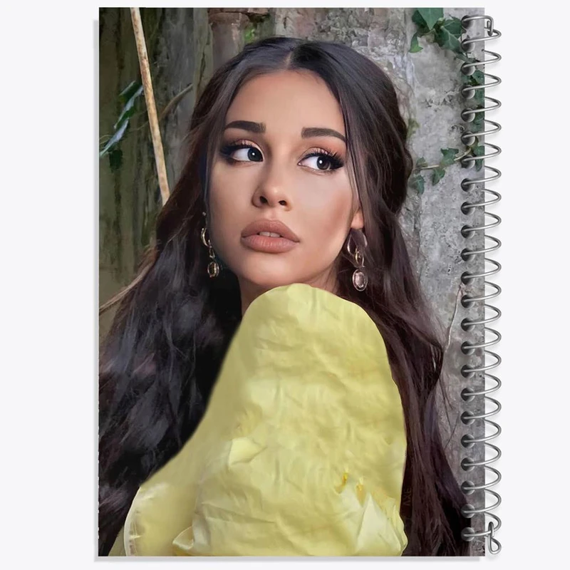 دفتر ژورنال نویسی 50 برگ خندالو مدل نقطه ای طرح آریانا گرانده Ariana Grande کد 19077