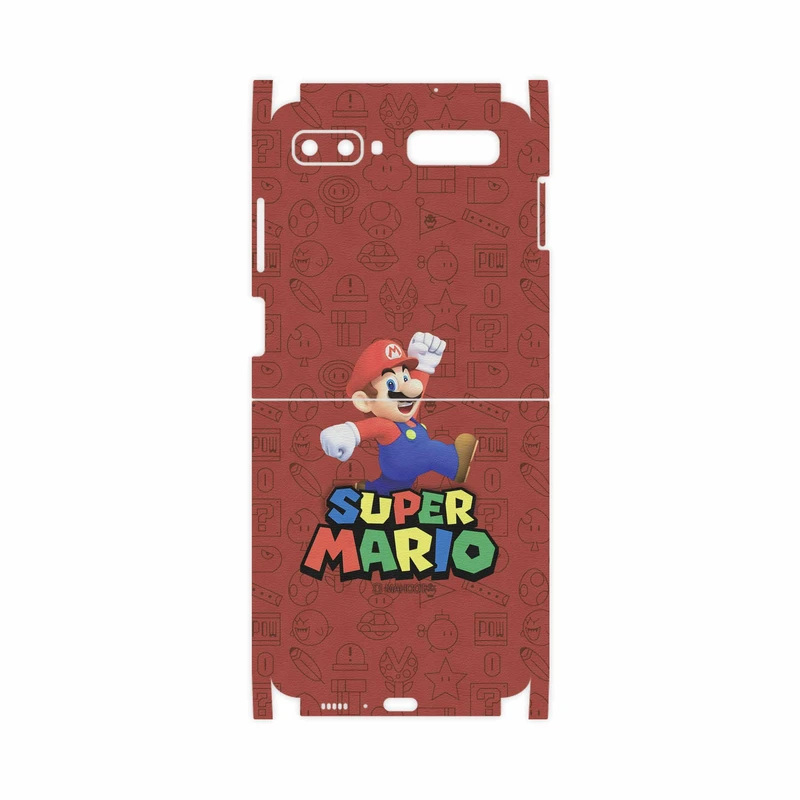برچسب پوششی ماهوت مدل Super-Mario-Game-FullSkin مناسب برای گوشی موبایل سامسونگ Galaxy Z Flip