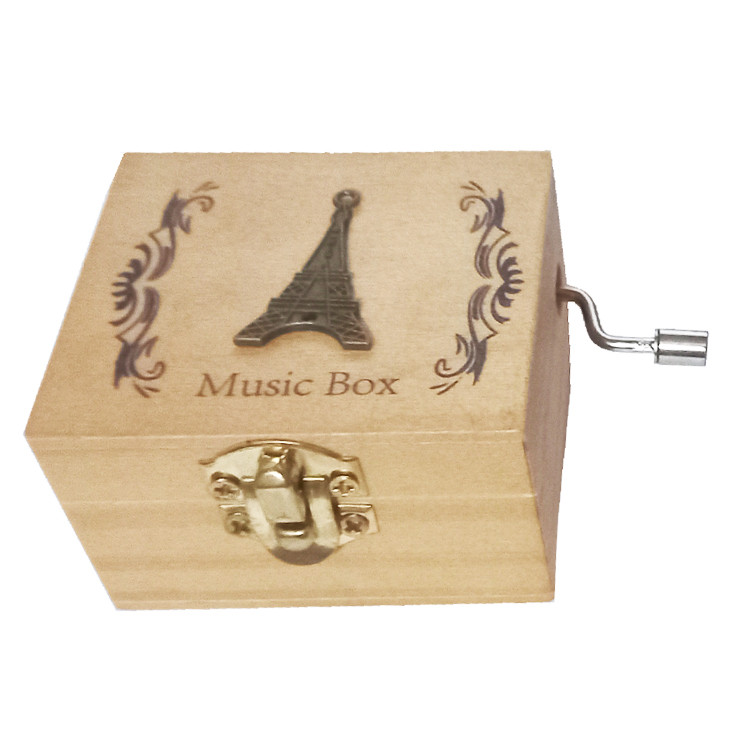 جعبه موزیکال مدل هندلی طرح برج ایفل 