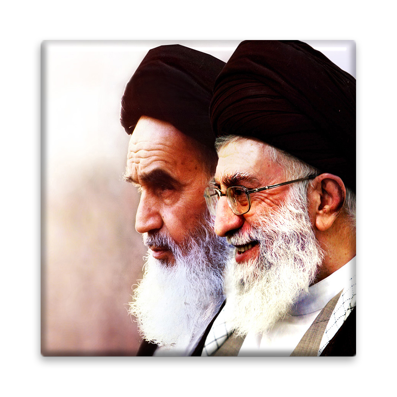 کاشی مدل R1050 طرح رهبر حضرت سید علی خامنه ای و امام خمینی