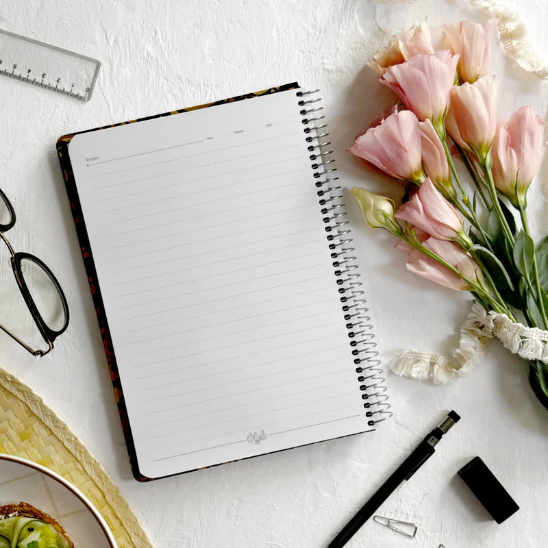 دفتر مشق ۱۰۰ برگ دایان مدل دروس تخصصی طرح فرمول کد ۵۸۵۵ بسته ۵ عددی