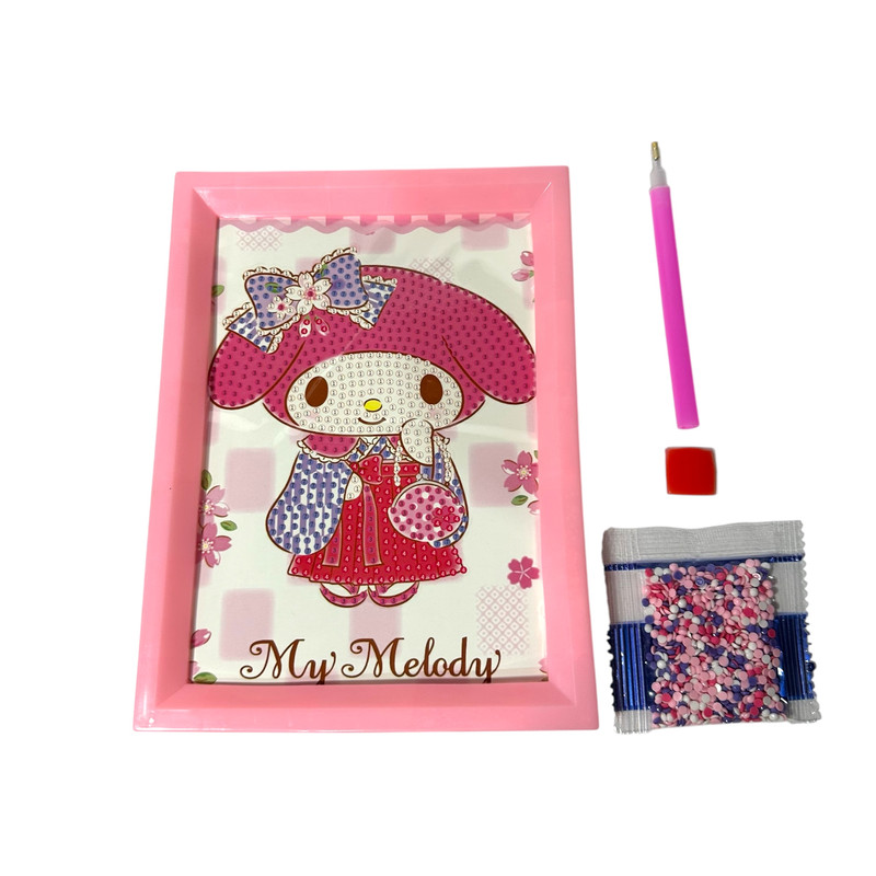 بازی آموزشی مدل ساخت تابلو نقاشی الماسی قاب دار طرح کرومی