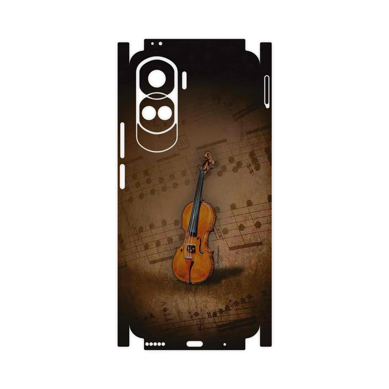 برچسب پوششی ماهوت مدل Violin_Instrument-FullSkin مناسب برای گوشی موبایل آنر 90 Lite