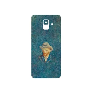 MAHOOT Self portrait with a gray felt hat Cover Sticker for Samsung Galaxy A6 2018