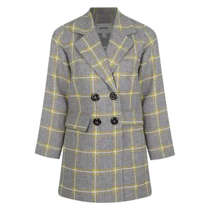 پالتو زنانه مدل TARZ401 رنگ طوسی