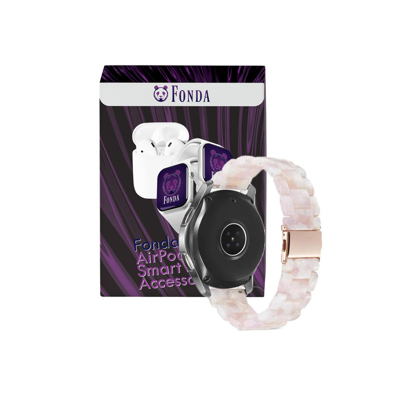 بند فوندا مدل Resin2 مناسب برای ساعت هوشمند سامسونگ Galaxy Watch Active / Active 2 40mm/44mm