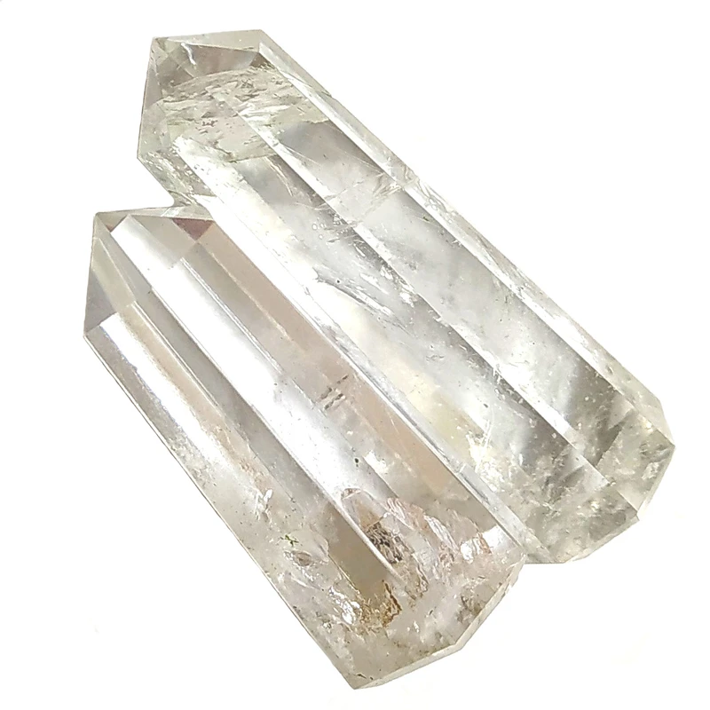 سنگ راف کوارتز مدل منشور طرح کریستال مجموعه 2 عددی