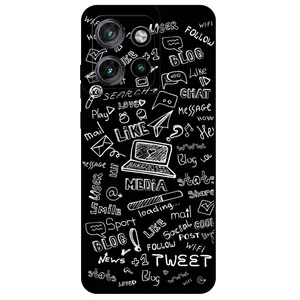 Megafone Social Media 1898 Cover For Motorola Moto Edge 50