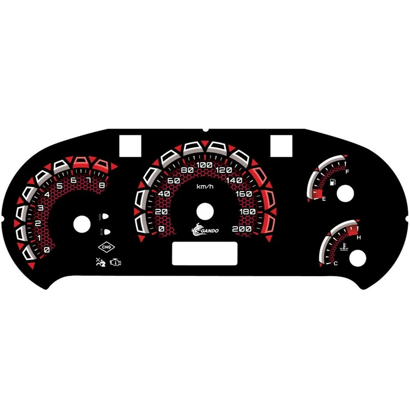 صفحه کیلومتر خودرو گاندو مدل زنبوری مناسب برای تیبا