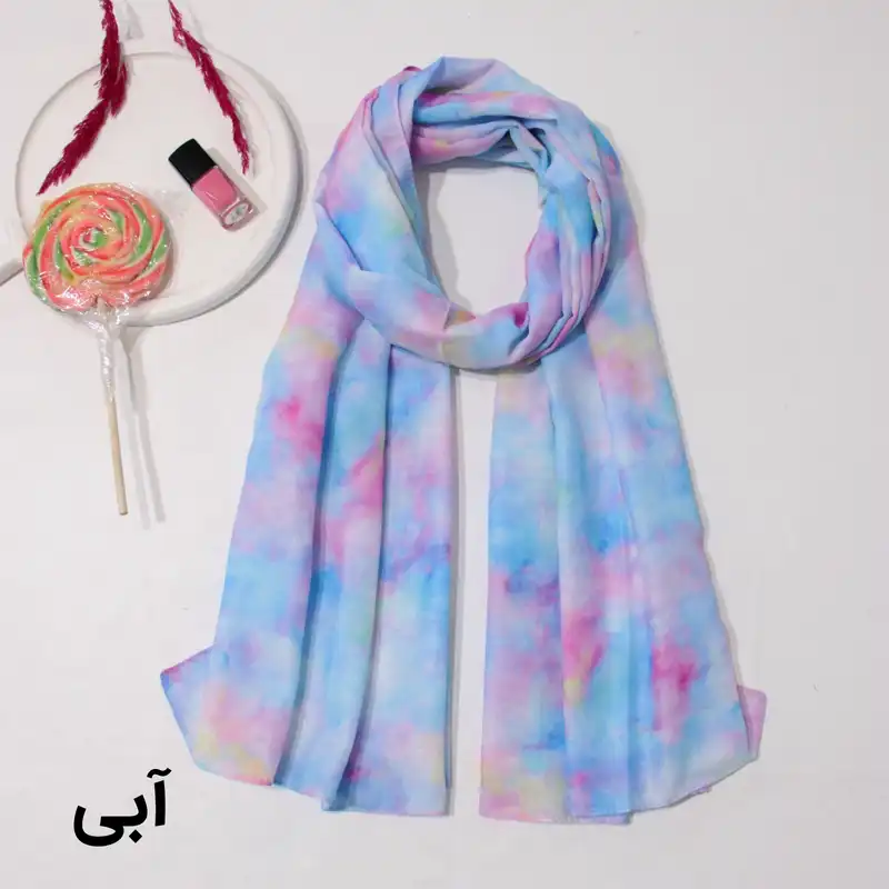 شال زنانه مدل نخی پاستیلی کد a-2936